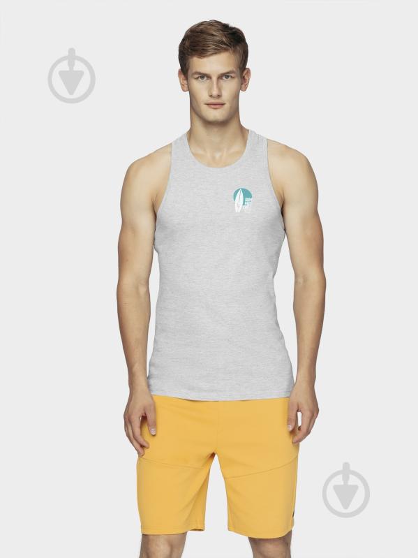 Футболка 4F D4L20-TSM253 L серый - фото 1