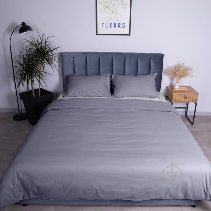 Комплект постільної білизни Mono 2.0 сірий Luna - фото 6