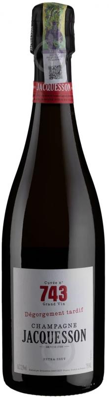 Вино игристое Champagne Jacquesson Cuvee №743 DT 0,75 л - фото 1
