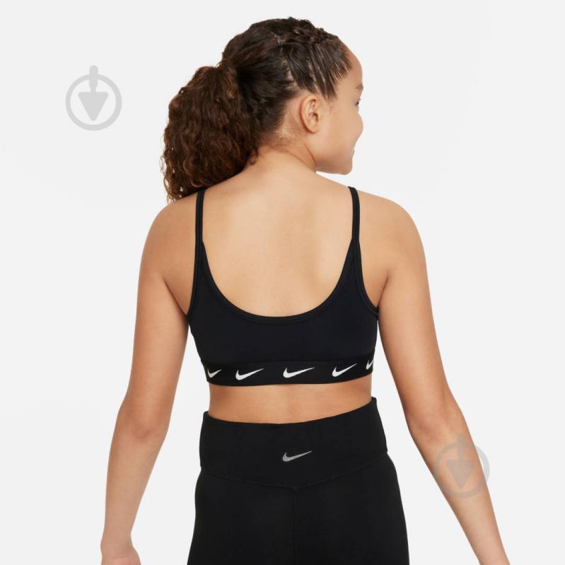 Бра Nike G NK DF NIKE ONE BRA FD2276-010 р.XS черный - фото 2