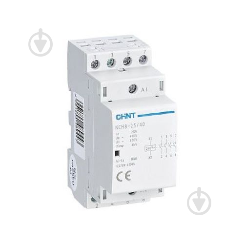 Контактор CHINT модульный NCH8-25/22 256091 - фото 1 Контактор CHINT модульный NCH8-25/22 256091 - фото 1