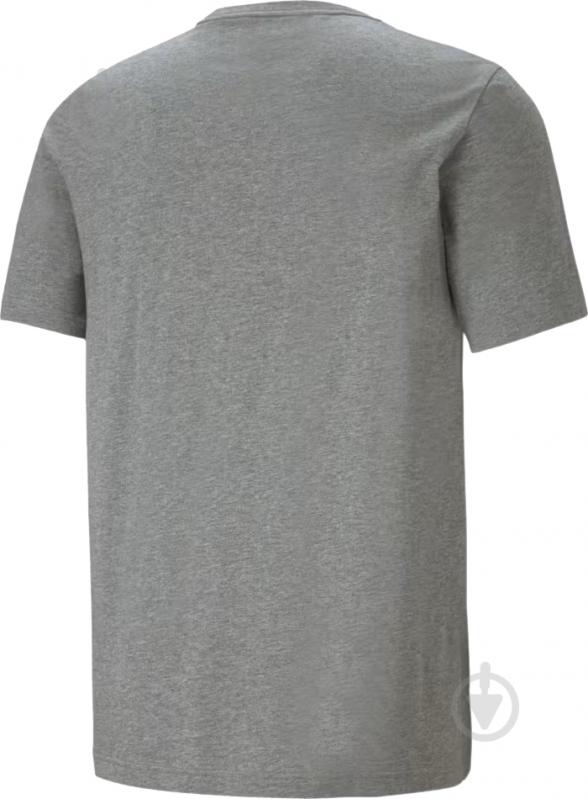 Футболка Puma ESS LOGO TEE 58666603 р.S серый - фото 5