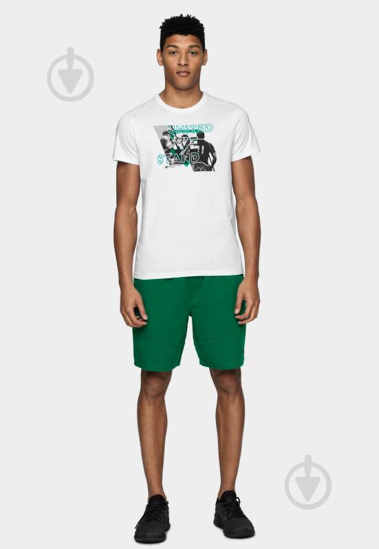 Футболка 4F D4L20-TSM241 S белый - фото 3