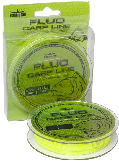 Волосінь Fishing ROI Fluoro Carp 350м 0,37мм 15,8кг - фото 1