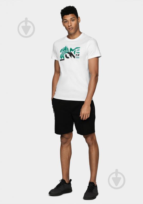 Футболка 4F D4L20-TSM243-10S р.S белый - фото 2 Футболка 4F D4L20-TSM243-10S р.S белый - фото 2