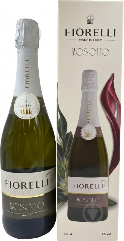 Вино ігристе Fiorelli Moscato Spumante Dolce VSQA у коробці 0,75 л - фото 1