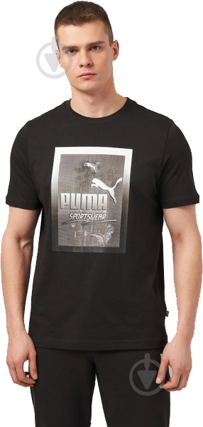 Футболка Puma GRAPHICS Photoprint Tee 68018001 р.XL черный - фото 1