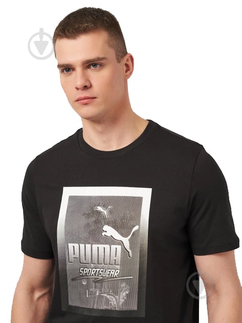 Футболка Puma GRAPHICS Photoprint Tee 68018001 р.XL черный - фото 3