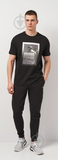 Футболка Puma GRAPHICS Photoprint Tee 68018001 р.XL черный - фото 4