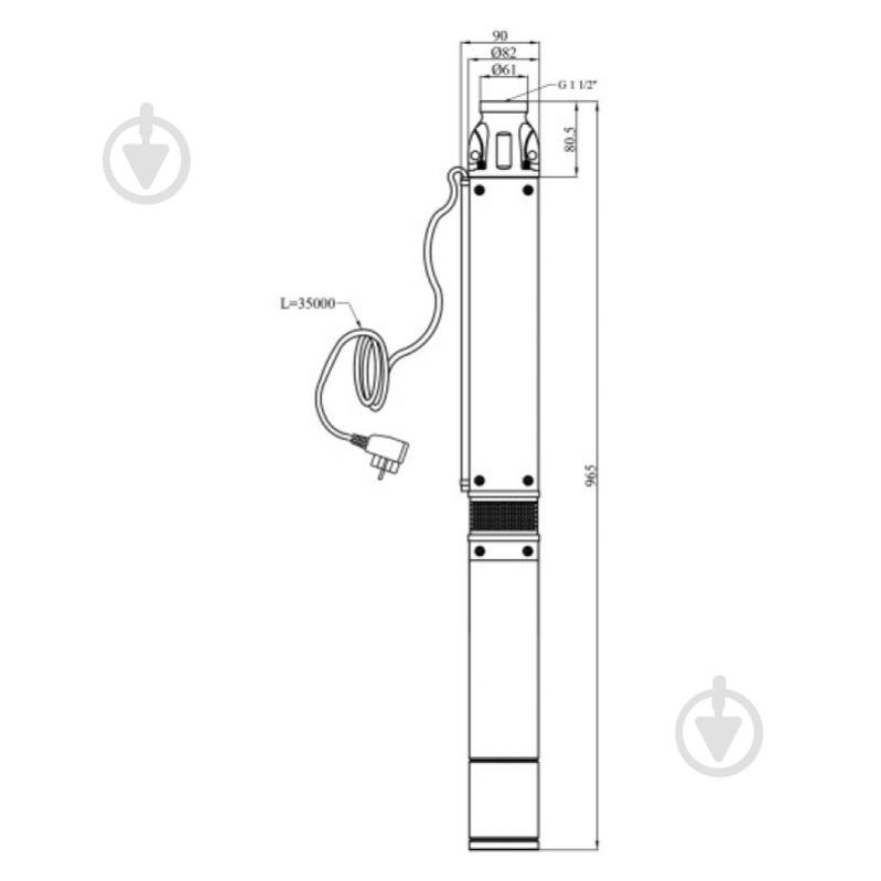 Насос Pumpman 3.5КСЕМ3-10-0,55 кВт 00-00020638 - фото 2
