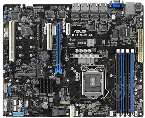 Материнская плата Asus P11C-C/4L (Socket 1151, Intel C242, ATX) - фото 1