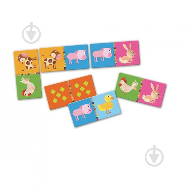 Игра настольная Djeco домино Ферма - фото 2