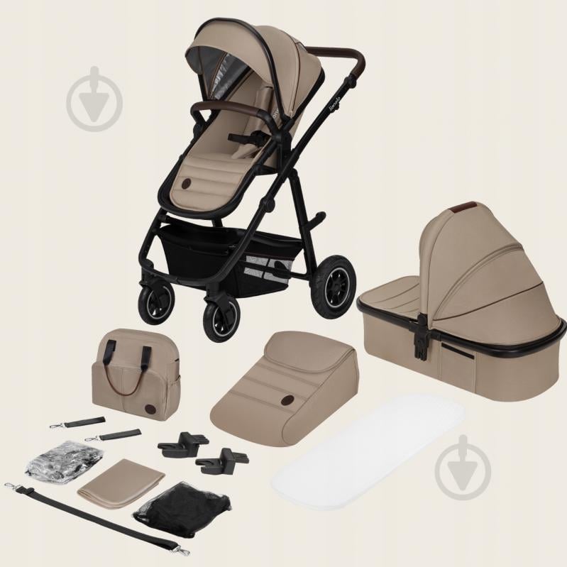 Коляска универсальная 2 в 1 Lionelo Amber Plus Beige Sand - фото 2