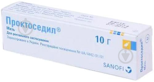 Проктоседил по 10 г в тубах с аплик. мазь - фото 1