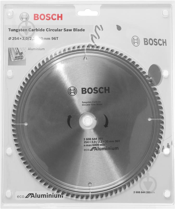 Пильный диск Bosch ECO AL 254x30x2.6 Z96 2608644395 - фото 2