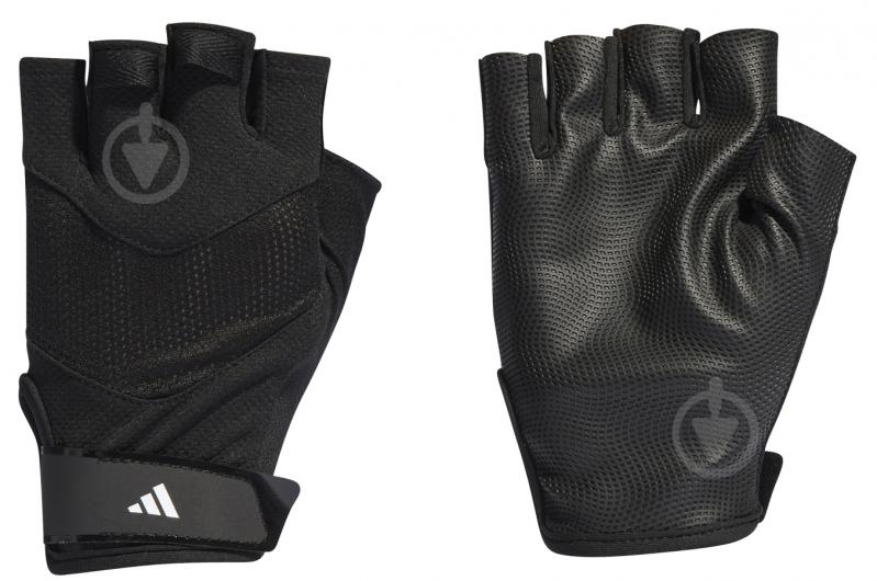 Перчатки для фитнеса Adidas TRAINING GLOVE II5598 р. S черный - фото 1