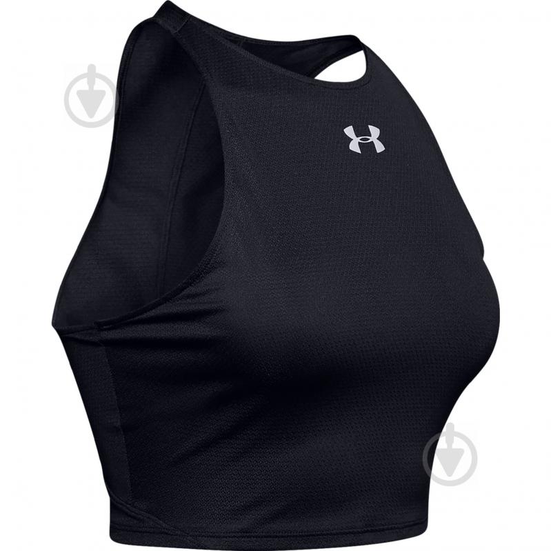 Майка Under Armour UA Qualifier Crop Top 1342873-001 р.XS чорний - фото 1