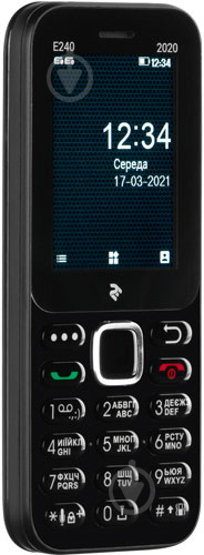 Мобильный телефон 2E E240 2020 Dual Sim black 680576170026 - фото 9