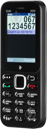 Мобильный телефон 2E E240 2020 Dual Sim black 680576170026 - фото 8