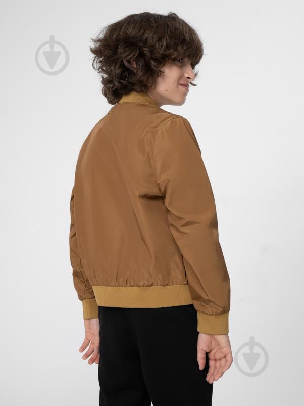 Ветровка для мальчиков демисезонная 4F JACKET M052 4FJSS23TJACM052-81S бежевая - фото 2