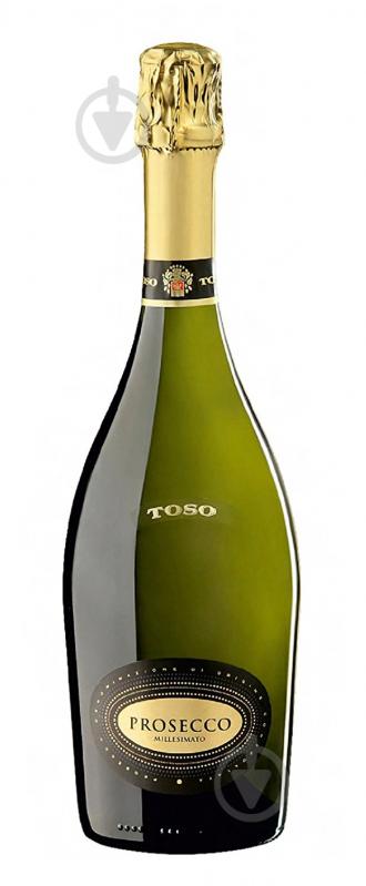 Вино игристое Toso Prosecco Spumante Millesimato DOC (New) 0,75 л - фото 1