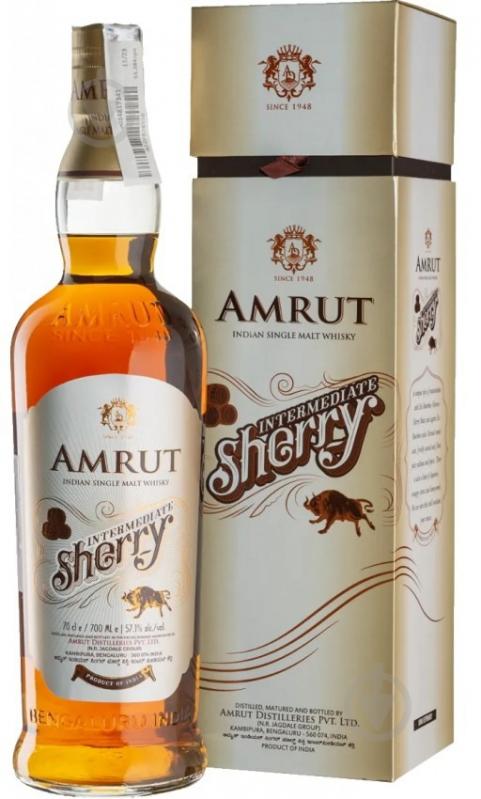 Виски Amrut Intermediate Sherry 0,7 л - фото 1