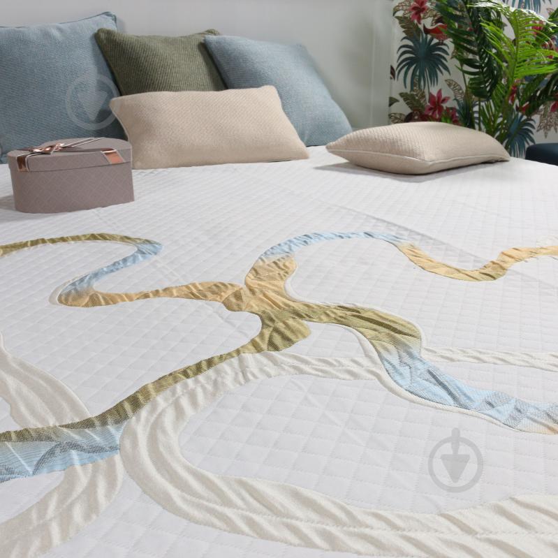 Покрывало William Color 4 235x270 см Textilia зелено-голубой - фото 7