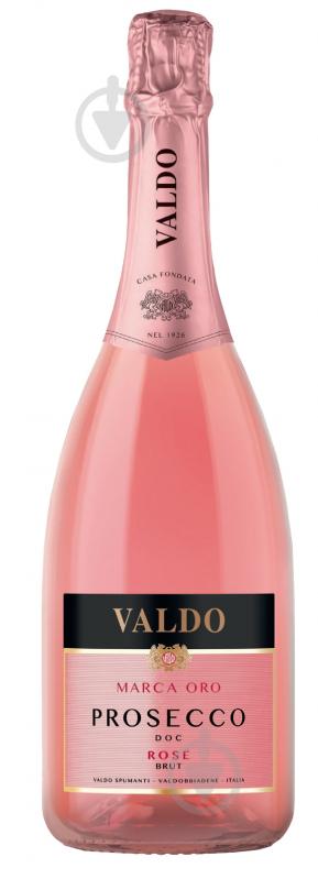 Вино ігристе Valdo MarcaOro Prosecco DOC Rose Brut Millesimato 0,75 л - фото 1