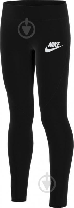 Лосины Nike G NSW FAVORITES GX HW LEGGING CU8248-010 черный - фото 6