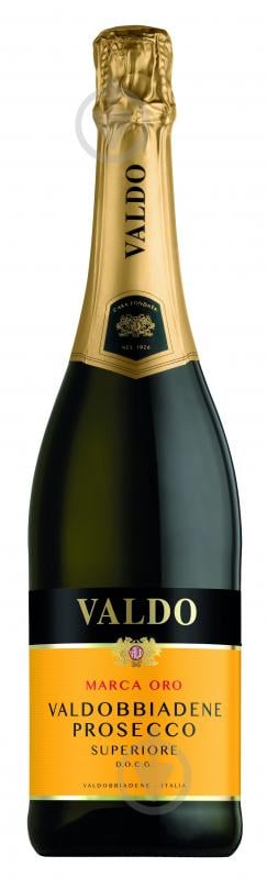 Вино игристое Valdo MarcaOro Valdobbiadene Prosecco Superiore DOCG Extra Dry (New) 0,75 л - фото 1