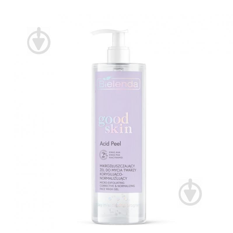 Гель для умывания Bielenda Good Skin с микроэксфолиантом 5% AHA + PHA + ниацинамидом 190 мл - фото 1