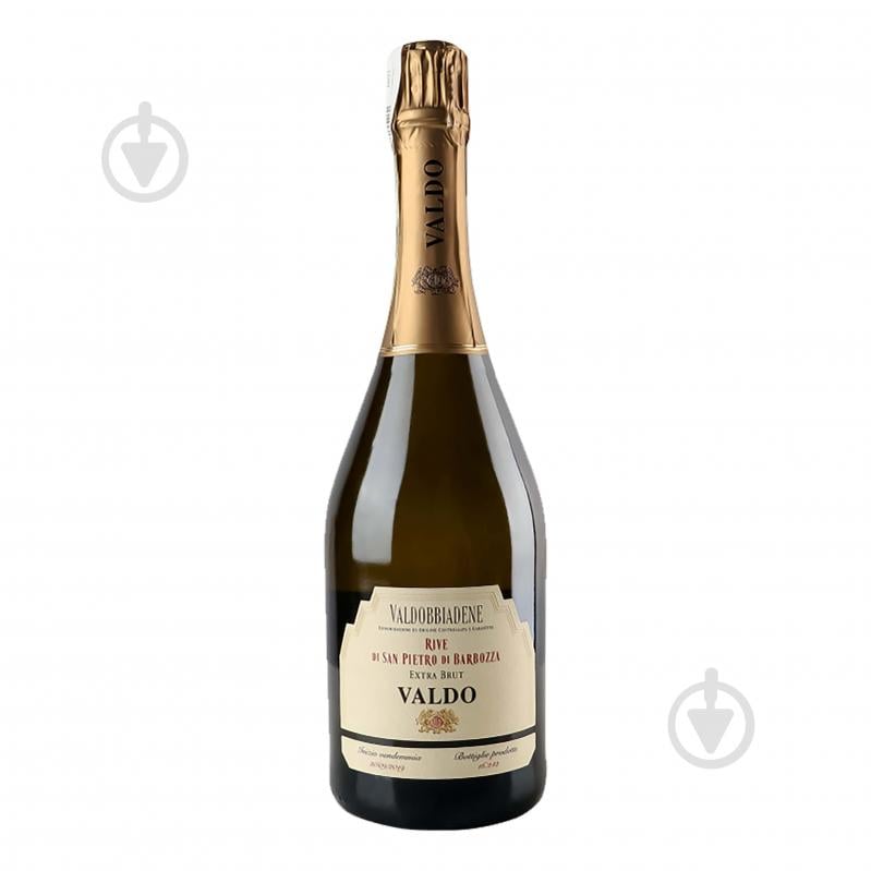 Вино игристое Valdo Rive di San Pietro di Barbozza Valdobbiadene Extra brut DOCG 0,75 л - фото 1