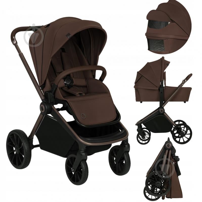 Коляска универсальная 2 в 1 Lionelo Mika Plus 2in1 Brown Rust - фото 1 Коляска универсальная 2 в 1 Lionelo Mika Plus 2in1 Brown Rust - фото 1