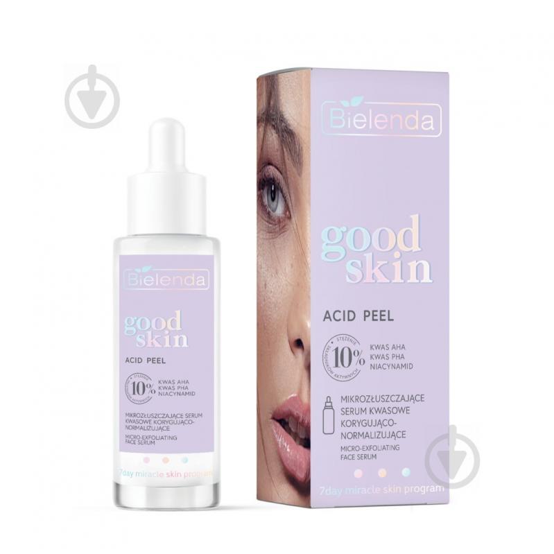 Сироватка Bielenda Good Skin 10% AHA + PHA + ніацинамід 30 мл - фото 1