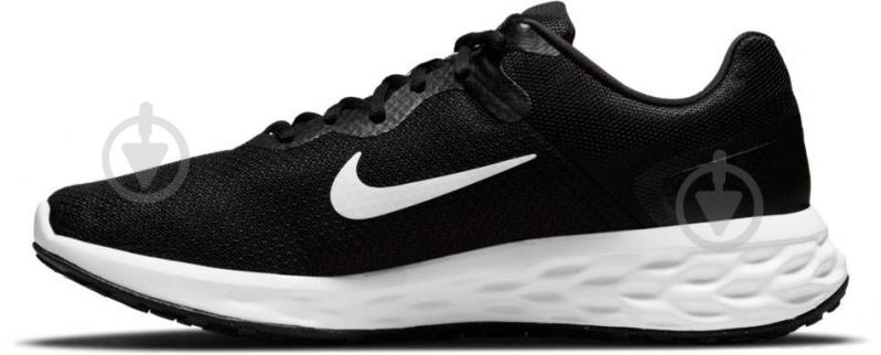 Кроссовки мужские демисезонные Nike REVOLUTION 6 NEXT NATURE DC3728-003 р.40 черные - фото 4