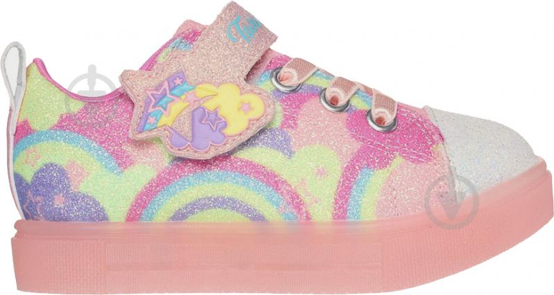 Кросівки для дівчаток демісезонні Skechers TWINKLE SPARKS ICE 2.0 314749N CRMT р.23 рожеві - фото 1