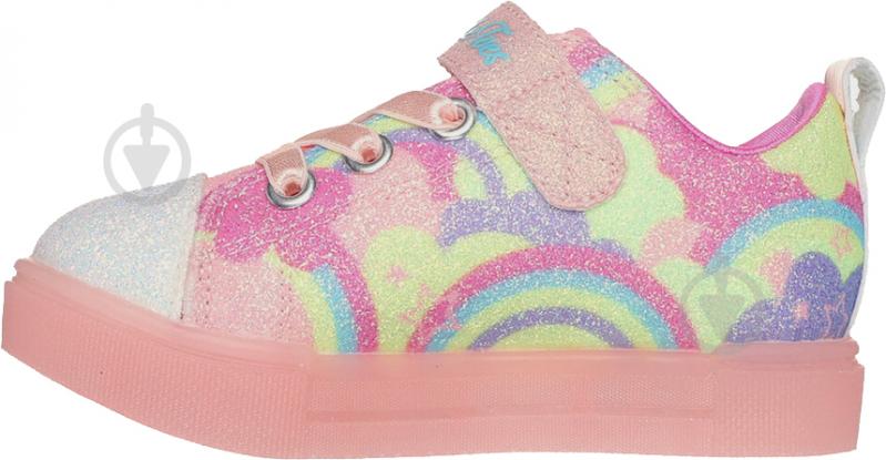 Кросівки для дівчаток демісезонні Skechers TWINKLE SPARKS ICE 2.0 314749N CRMT р.23 рожеві - фото 2