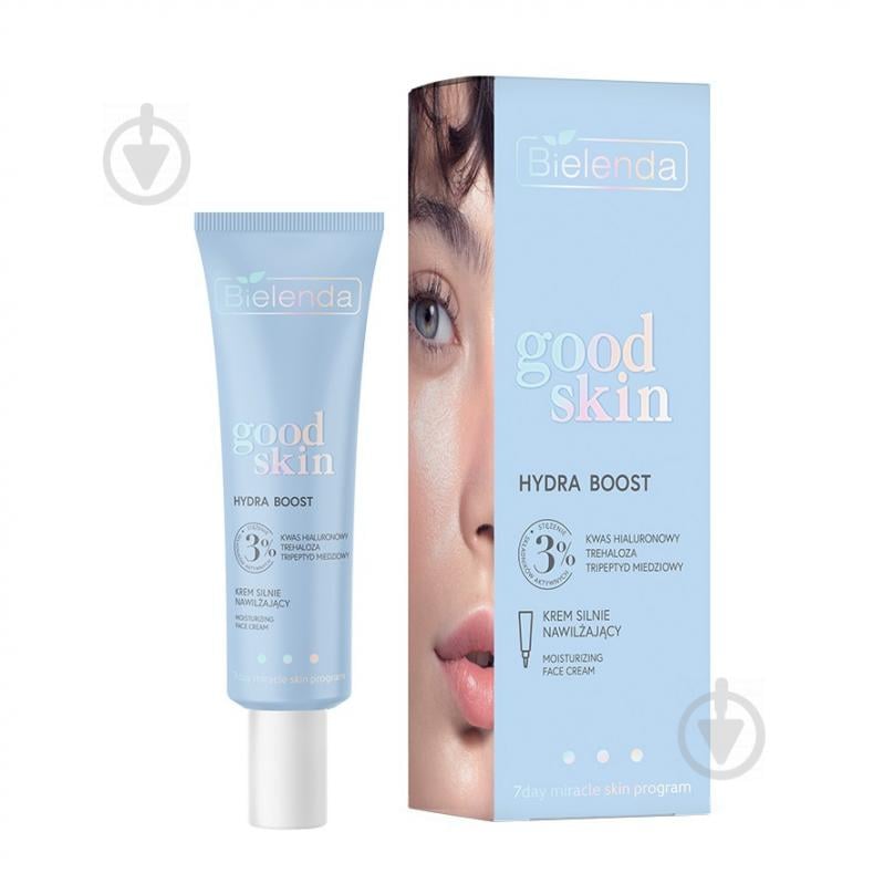 Крем для обличчя день-ніч Bielenda Good Skin 3% гіалурон + трегалоза + трипептид 50 мл - фото 1