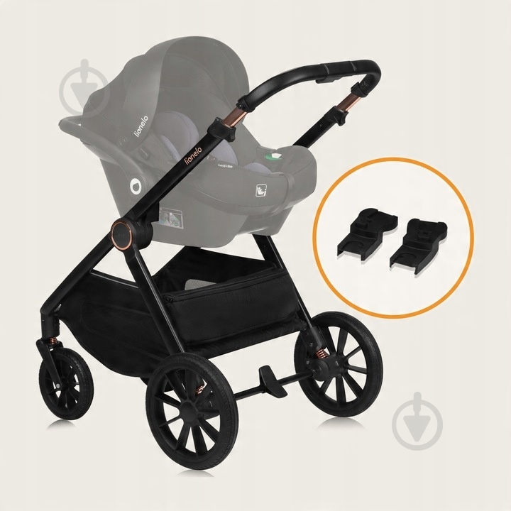 Коляска 3 в 1 Lionelo LAYLA 3IN1 BROWN RUST - фото 4