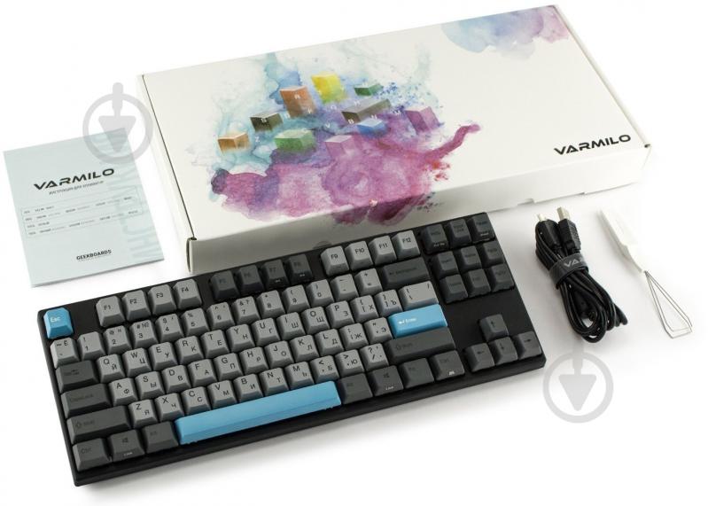 Клавиатура Varmilo MA87M V2 Moonlight EC Daisy V2 (A33A023A8A3A06A007) grey - фото 7 Клавиатура Varmilo MA87M V2 Moonlight EC Daisy V2 (A33A023A8A3A06A007) grey - фото 7
