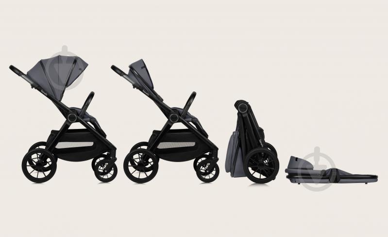 Коляска 3 в 1 Lionelo LAYLA 3IN1 GREY STONE - фото 1