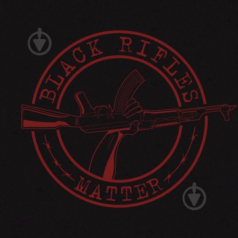 Футболка P1G "BLACK RIFLES MATTER" UA281-29891-BK-BRM р.L [1149] Combat Black - фото 3