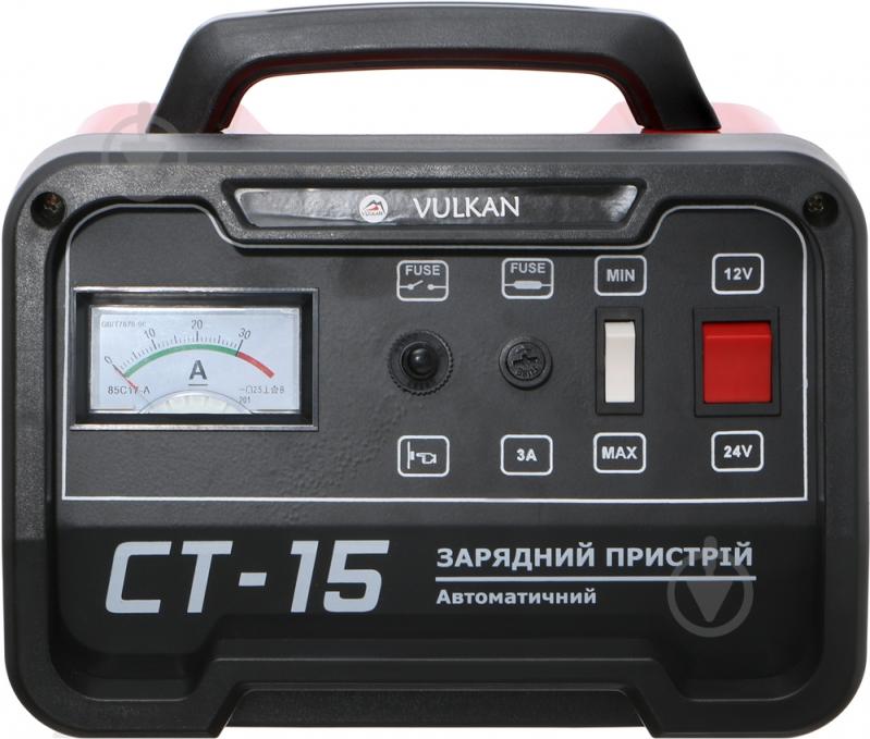 Зарядное устройство Vulkan СТ-15 15 А 150 А/год (30081) - фото 4 Зарядное устройство Vulkan СТ-15 15 А 150 А/год (30081) - фото 4