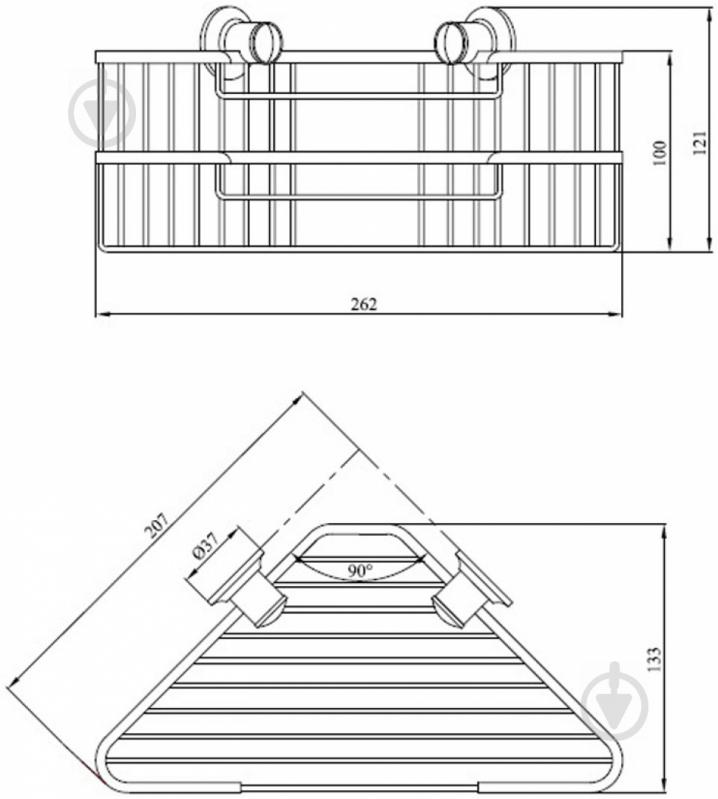 Полка ANDEX Classic 038 СС - фото 2