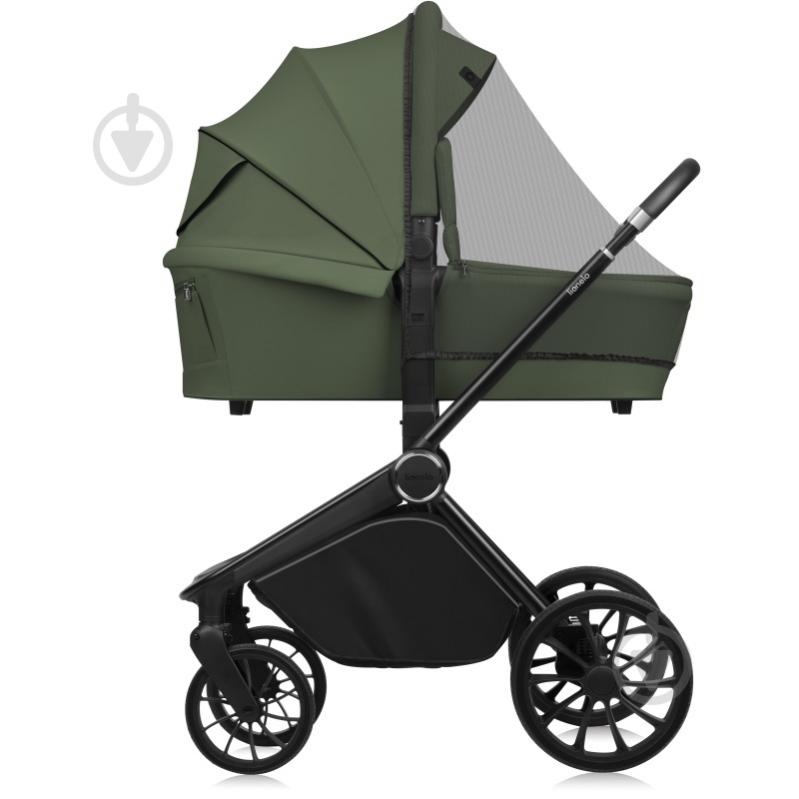 Коляска 3 в 1 Lionelo MIKA PLUS 3IN1 GREEN OLIVE - фото 2 Коляска 3 в 1 Lionelo MIKA PLUS 3IN1 GREEN OLIVE - фото 2