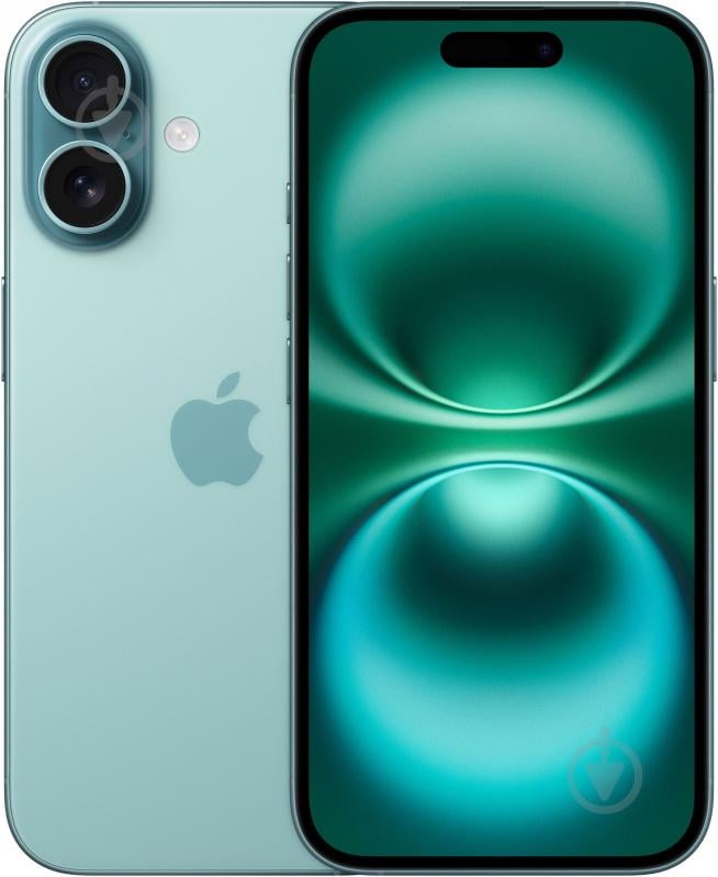 Смартфон Apple IPhone 16 128GB teal (MYED3SX/A) - фото 1