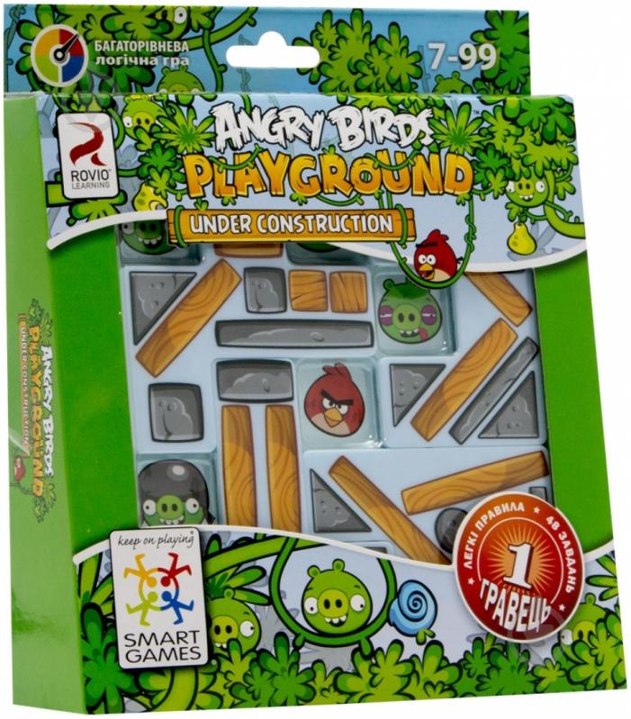Гра настільна Smart games Angry Birds Under Construction SG AB 470 UKR - фото 1 Гра настільна Smart games Angry Birds Under Construction SG AB 470 UKR - фото 1