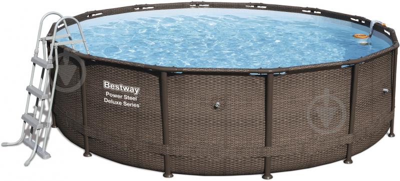 Бассейн каркасный Bestway Deluxe 427х107 см 56664 - фото 2