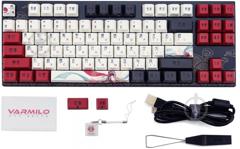 Клавиатура Varmilo MA87M V2 Peking Opera (A33A028B1A3A01A025) red - фото 4 Клавиатура Varmilo MA87M V2 Peking Opera (A33A028B1A3A01A025) red - фото 4