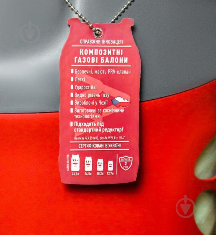 Баллон пропановый HPCR композитный 24,5л - фото 8